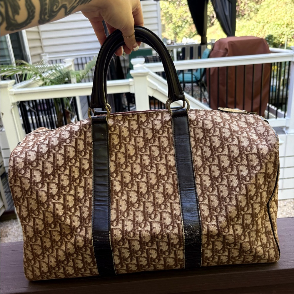 Dior vintage duffle bag